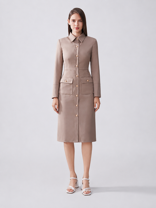 La Poupée Dress Etaupe