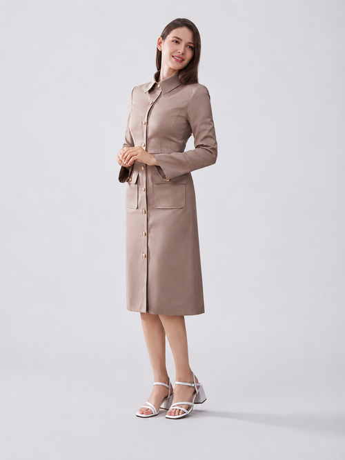 La Poupée Dress Etaupe