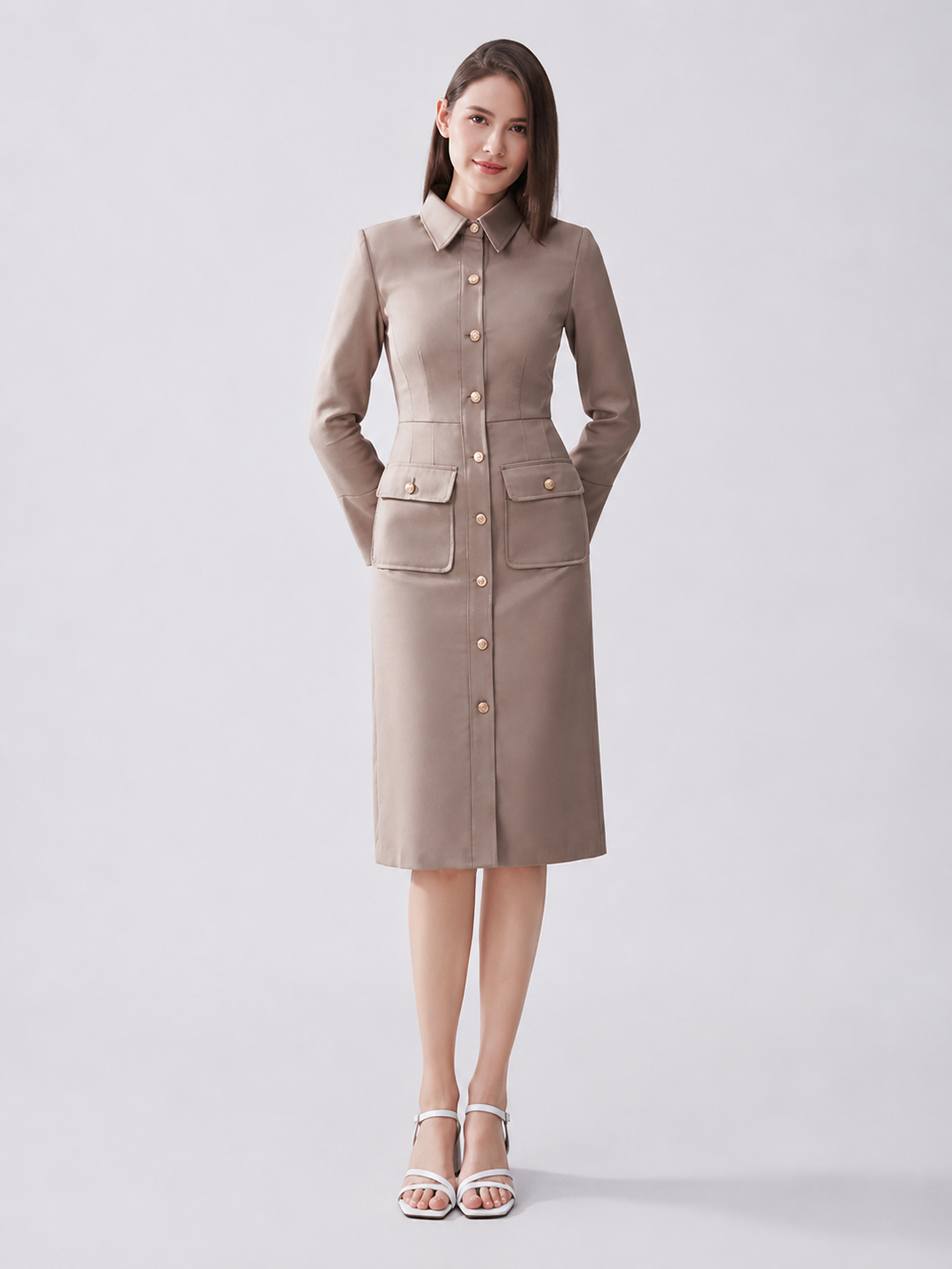 La Poupée Dress Etaupe
