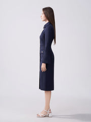 La Poupée Dress Navy Blue