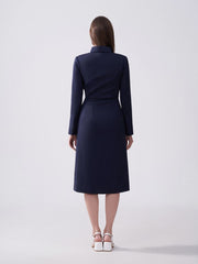 La Poupée Dress Navy Blue