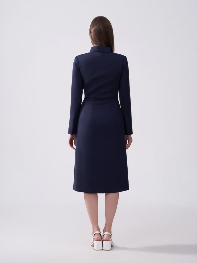 La Poupée Dress Navy Blue