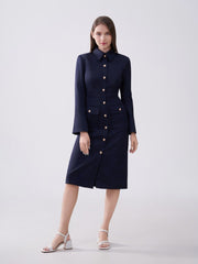 La Poupée Dress Navy Blue