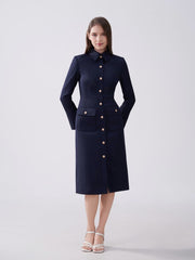 La Poupée Dress Navy Blue